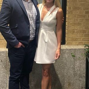 BCBG V-Neck Cocktail Dress